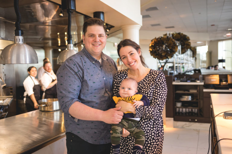 Dad in the spotlight Joe Flamm on being a new dad Chicago Parent