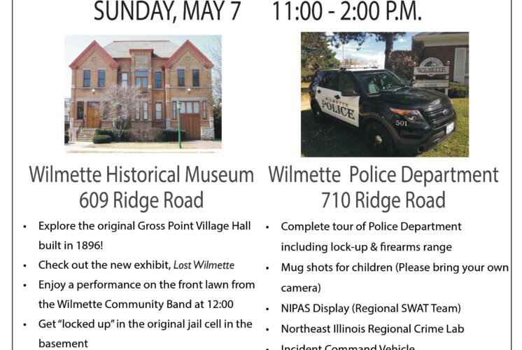 Museum & Police Department Open House at Wilmette Historical Museum and